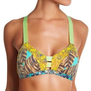 Maaji Veranda Palms Sporty Bikini Top Small
